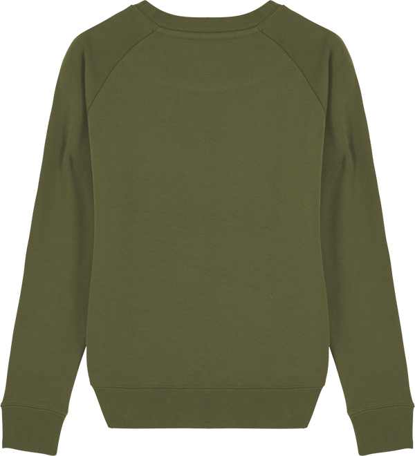 Women crew neck sweatshirt 350g m stella tripster dos Khaki