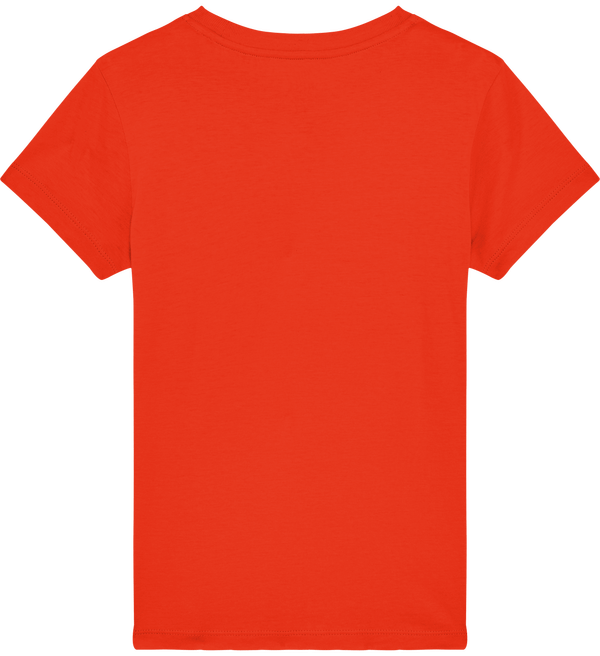 Tee shirt enfant bio stanley mini creator dos Tangerine