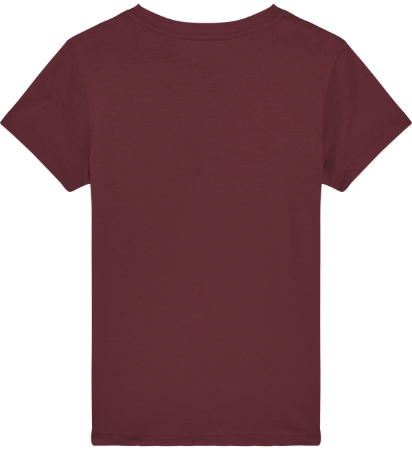 Tee shirt enfant bio stanley mini creator dos Burgundy