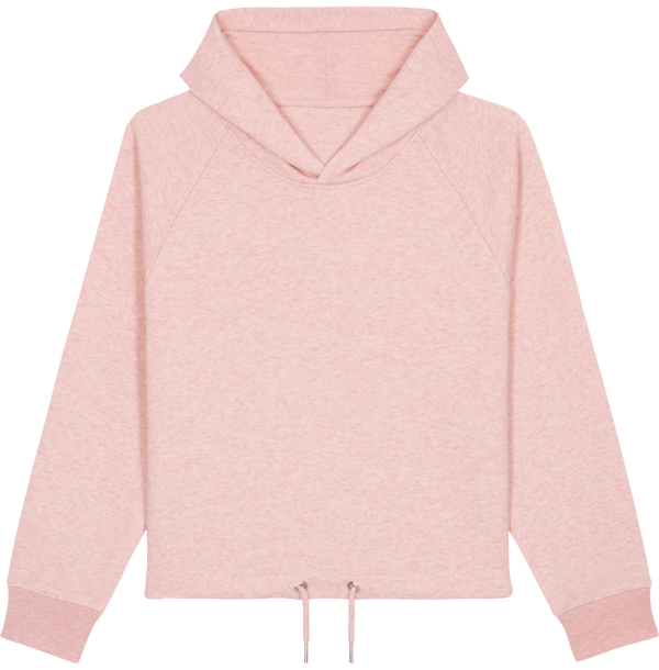 Sweatshirt capuche a cordon femme bower face Cream Heather Pink