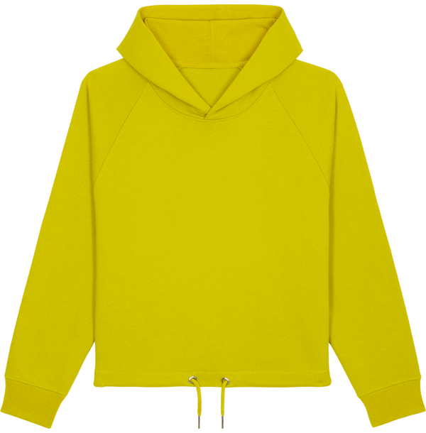 Sweatshirt capuche a cordon femme bower face Hay Yellow