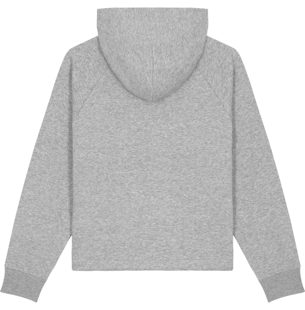 Sweatshirt capuche a cordon femme bower dos Heather Grey