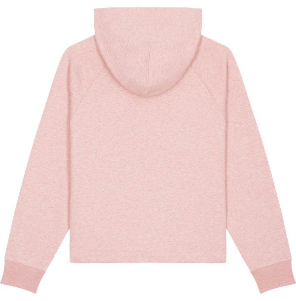 Sweatshirt capuche a cordon femme bower dos Cream Heather Pink