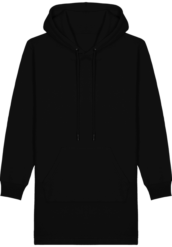 Robe sweatshirt a capuche streeter face Black