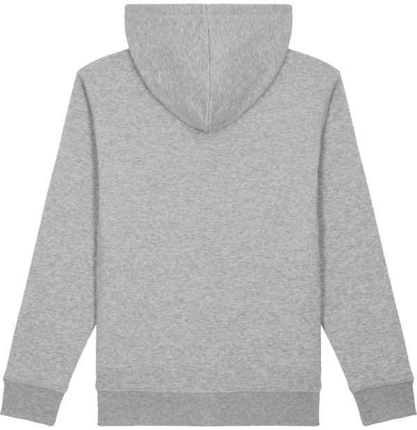 Sweatshirt zippe warmer sherpa dos Heather Grey