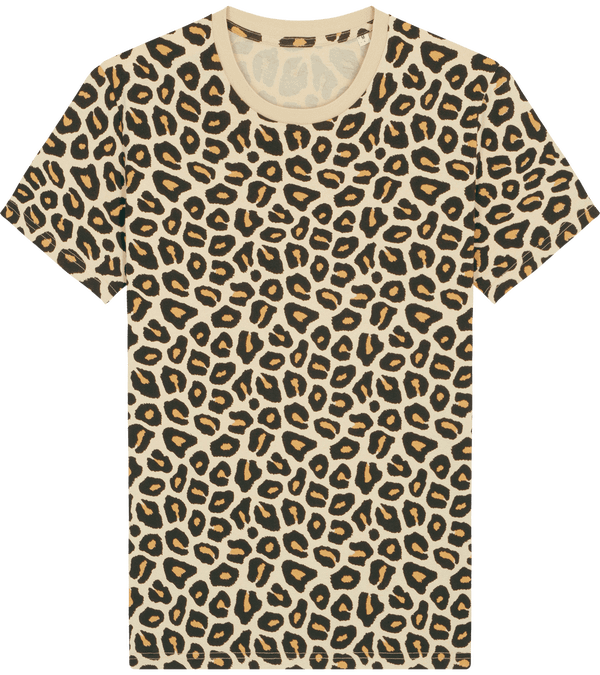 Tee shirt manches courtes creator aop face Leopard
