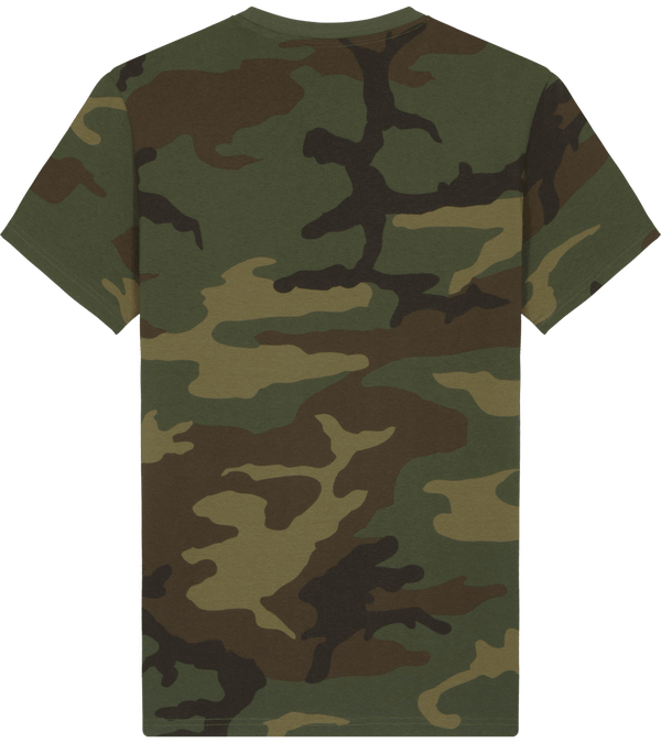 Tee shirt manches courtes creator aop dos Camouflage