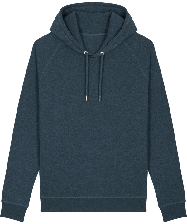 Sweat a poche laterale sider face Dark Heather Blue