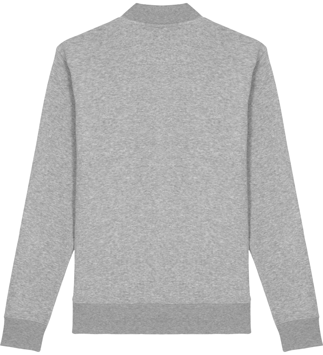 Sweat teddy a bouton pression bounder dos Heather Grey