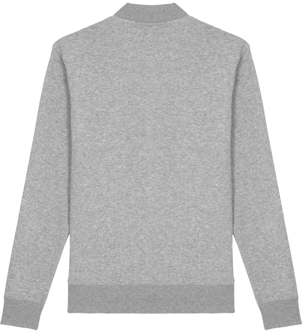 Sweat teddy a bouton pression bounder dos Heather Grey