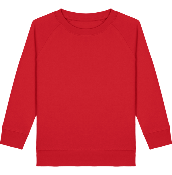 Sweat col rond enfant mini scouter face Red