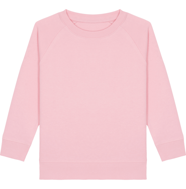 Sweat col rond enfant mini scouter face Cotton Pink