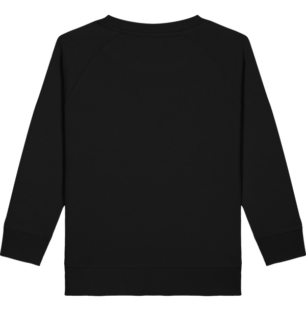Sweat col rond enfant mini scouter dos Black