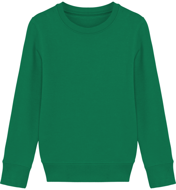 Sweat col rond enfant 300 gr mini changer face Varsity Green