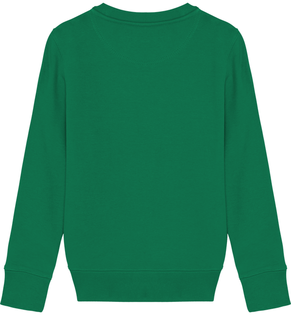 Sweat col rond enfant 300 gr mini changer dos Varsity Green