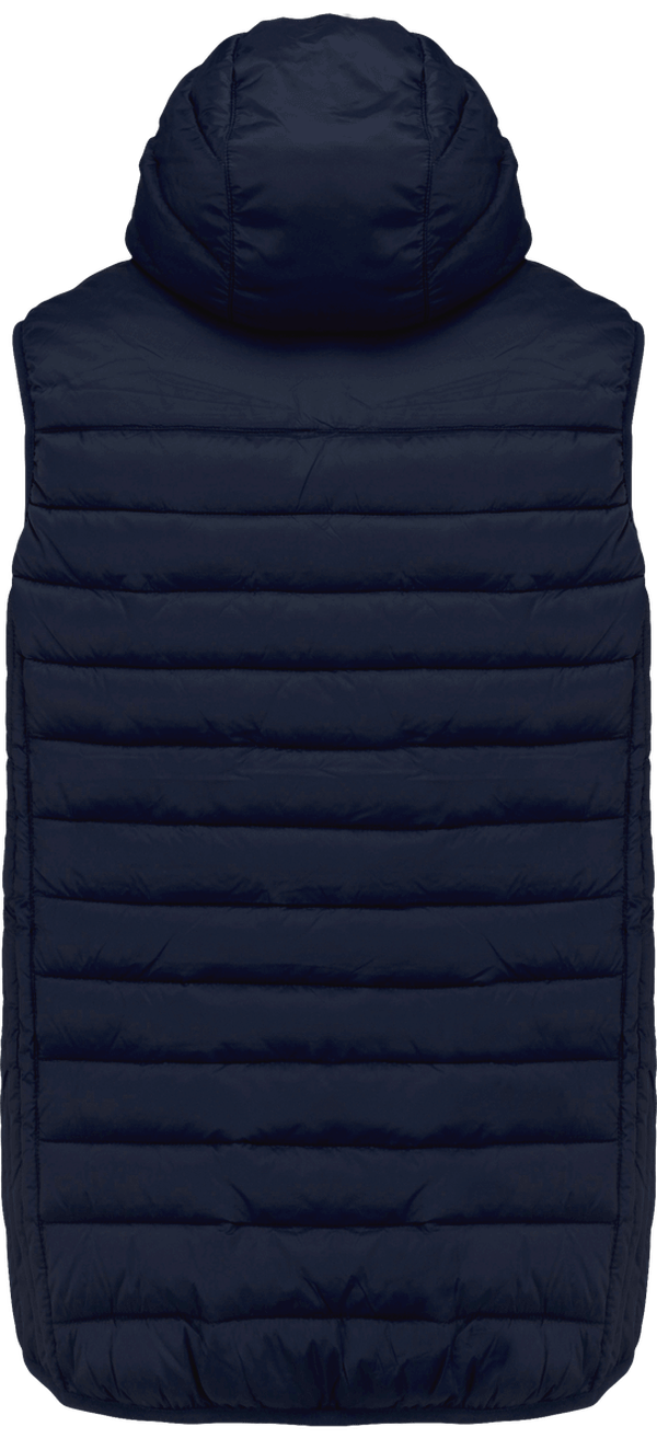 Bodywarmer a capuche dos Navy