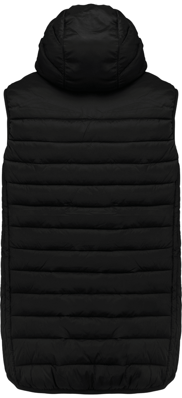 Bodywarmer a capuche dos Black