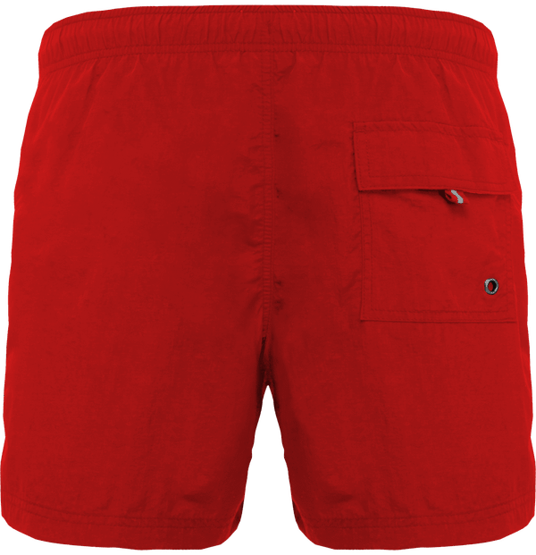 Short de bain lacet rayes dos Red
