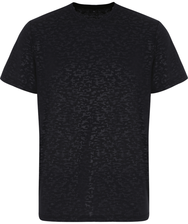 Tee-Shirt Noir De Sport Homme | 100% Polyester Léger