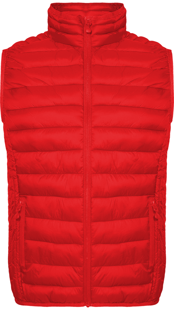 Leichte Ärmellose Daunenjacke Zum Personalisieren Red