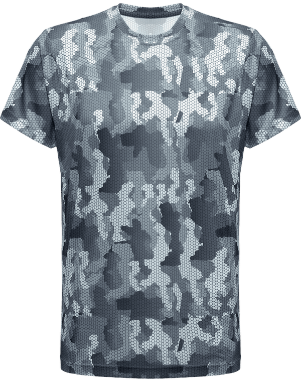 T-Shirt Camouflage Sport | 100% Polyester Camo Green