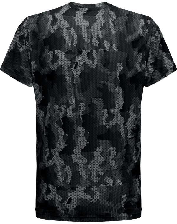 Tee shirt performance homme camouflage dos Camo Charcoal