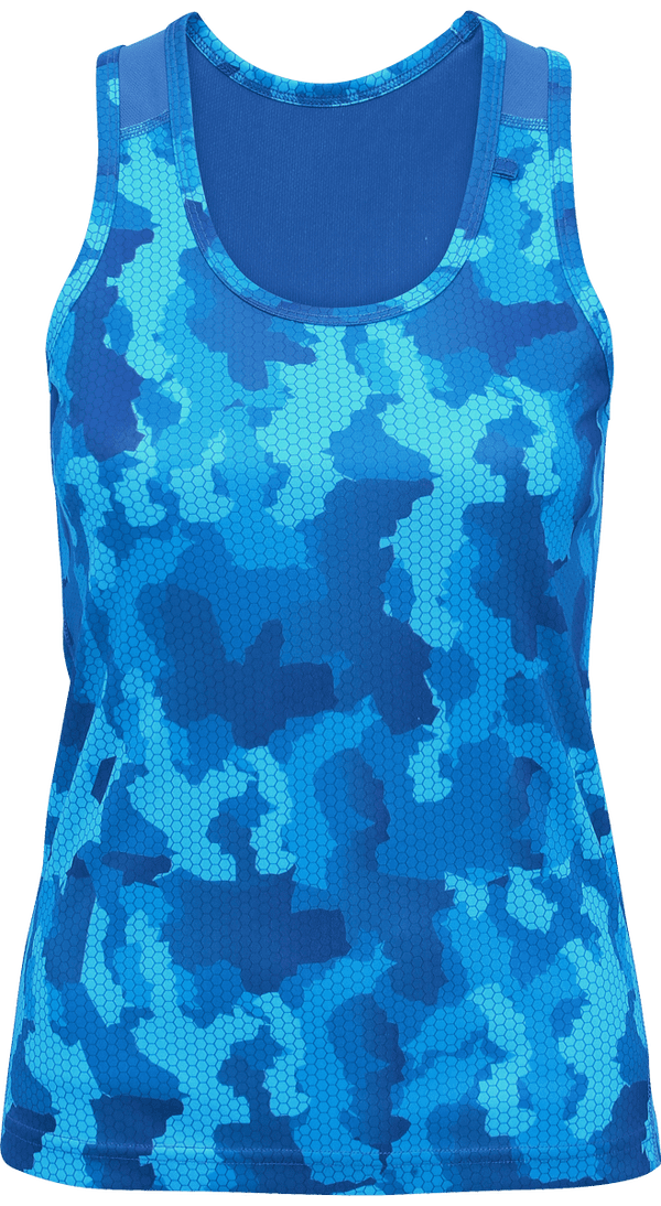 Debardeur performance femme camo plexus Camo Sapphire