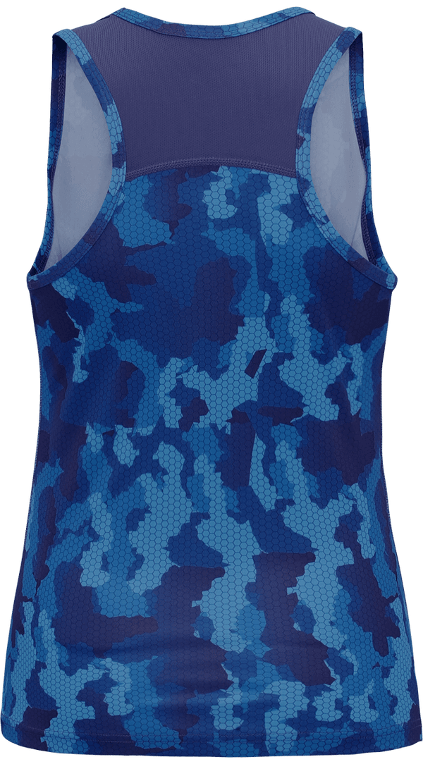 Debardeur performance femme camo dos Camo Royal