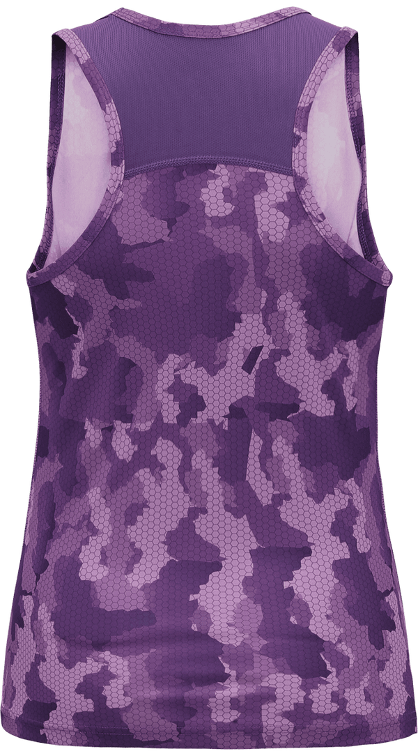 Debardeur performance femme camo dos Camo Purple