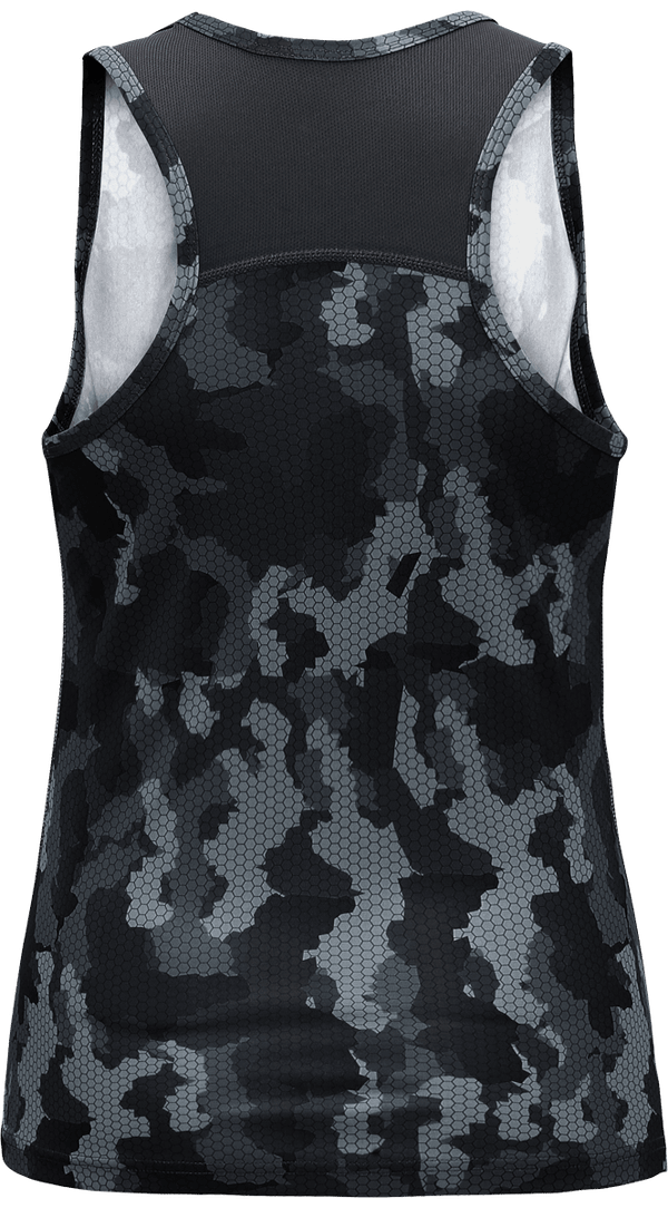 Debardeur performance femme camo dos Camo Charcoal