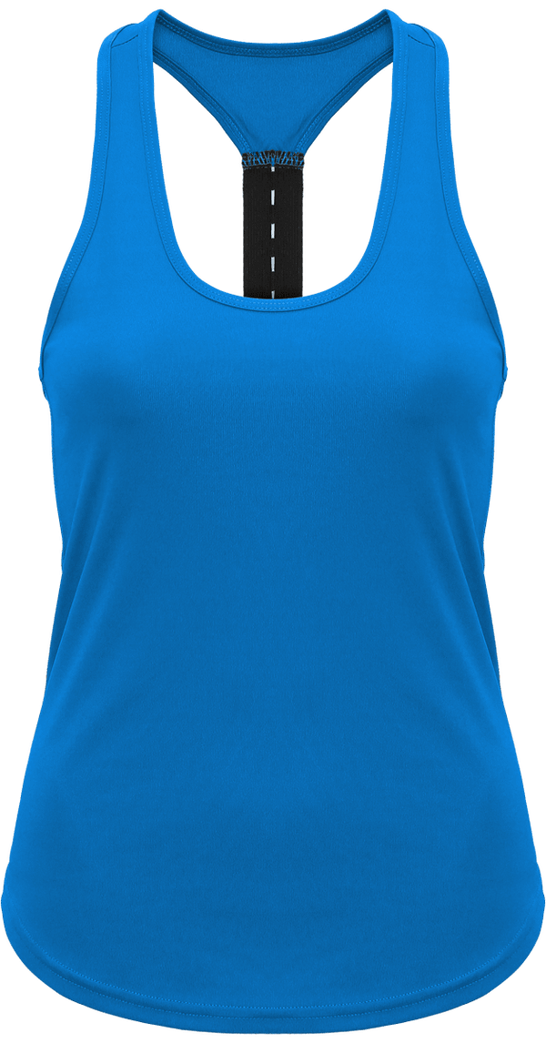 Debardeur performance femme laniere face Sapphire