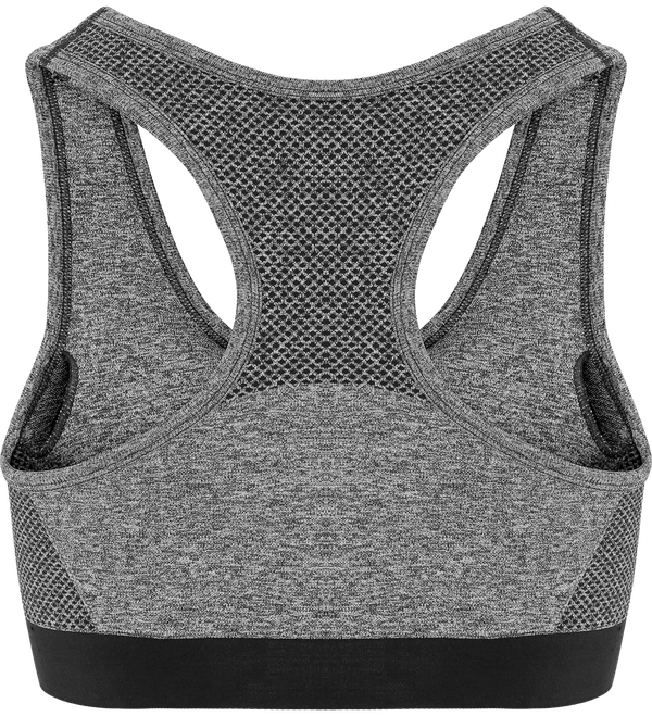 Brassiere multisports coupe 3d sans couture sculpt dos Charcoal
