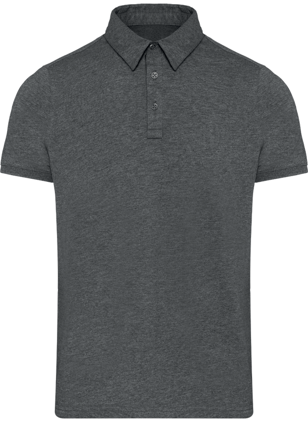 Polo Jersey Homme Personnalisable Grey Heather