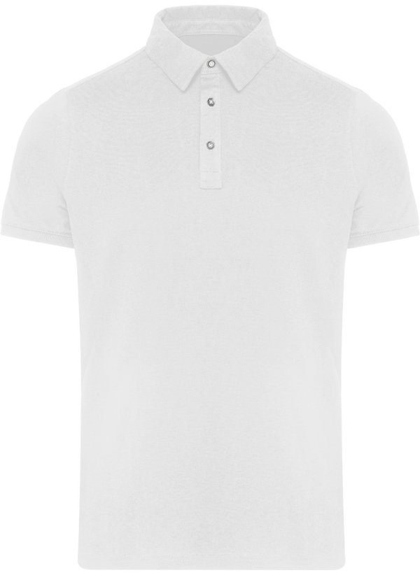 Polo Jersey Homme Personnalisable White