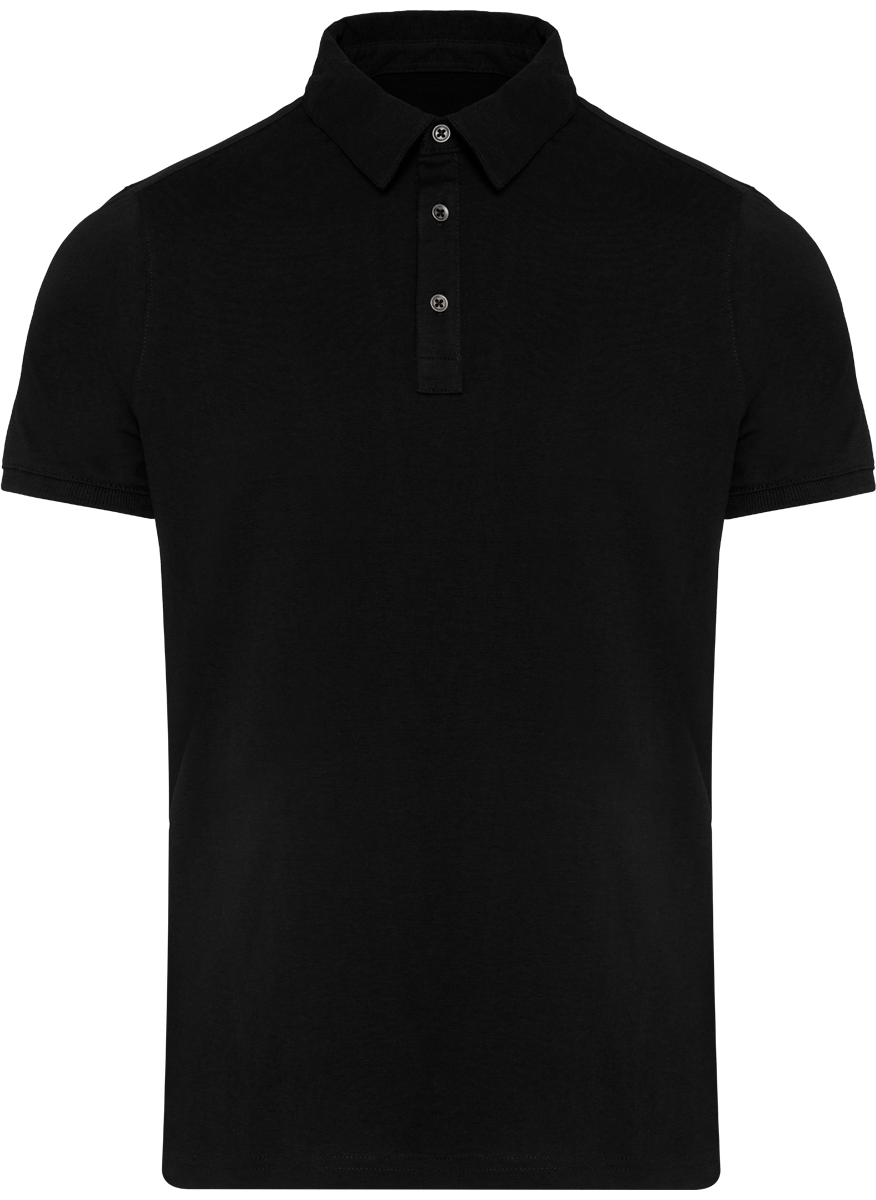 Polo Jersey Homme Personnalisable Black