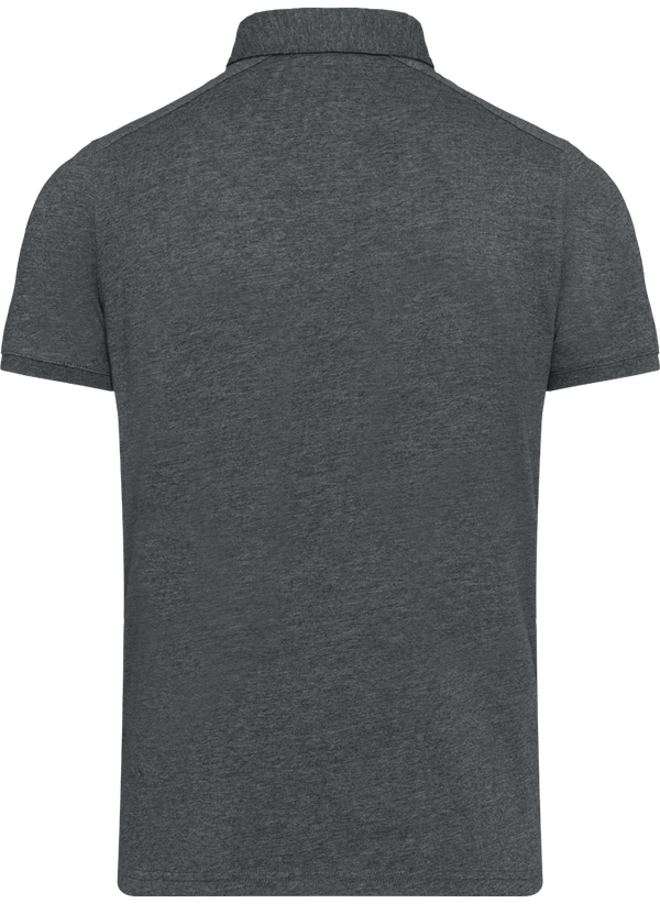 Polo jersey homme dos Grey Heather