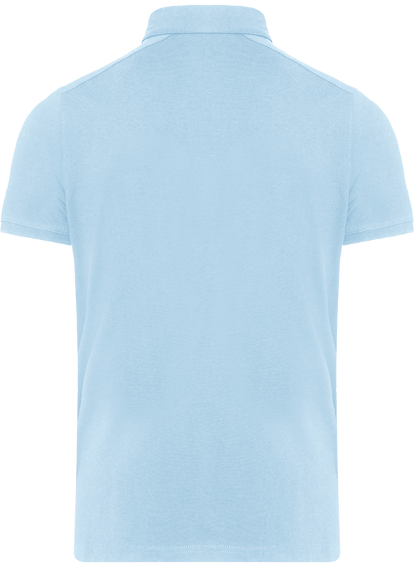 Polo jersey homme dos Sky Blue