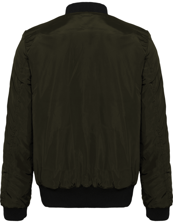 Blouson bomber homme dos Deep khaki