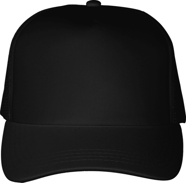 5-Panel-Trucker-Kappe Black