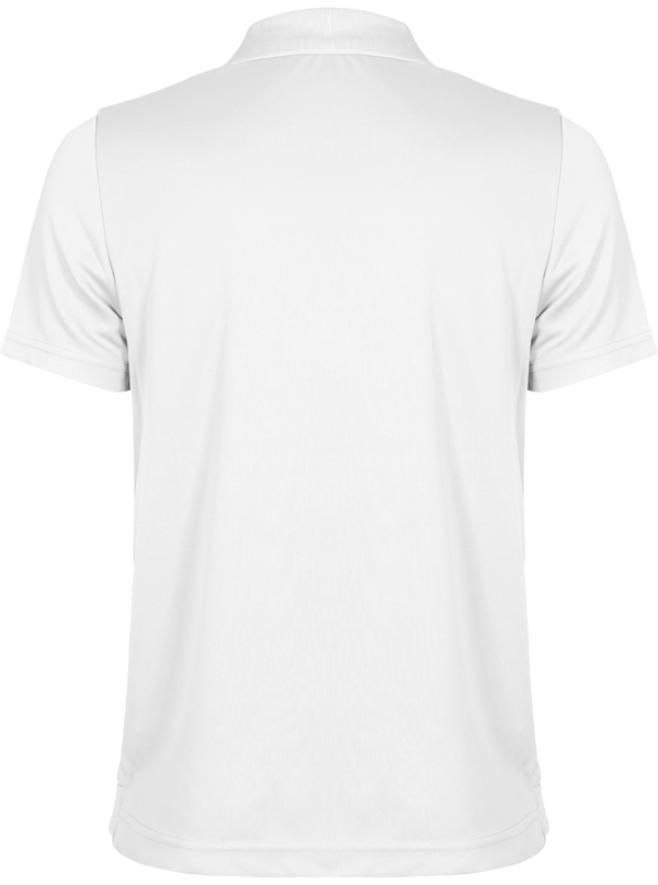 Polo sport manches courtes adulte dos White / Black