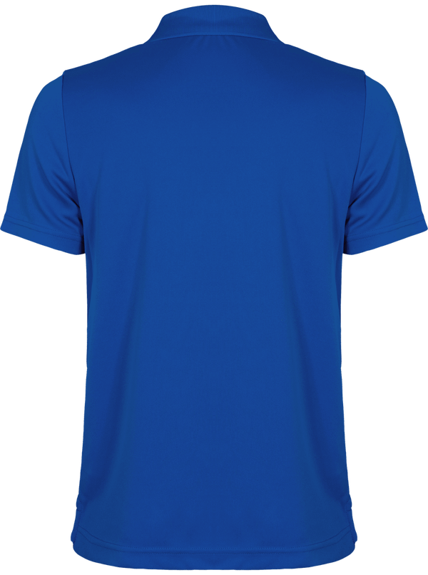 Polo sport manches courtes adulte dos Sporty Royal Blue / White