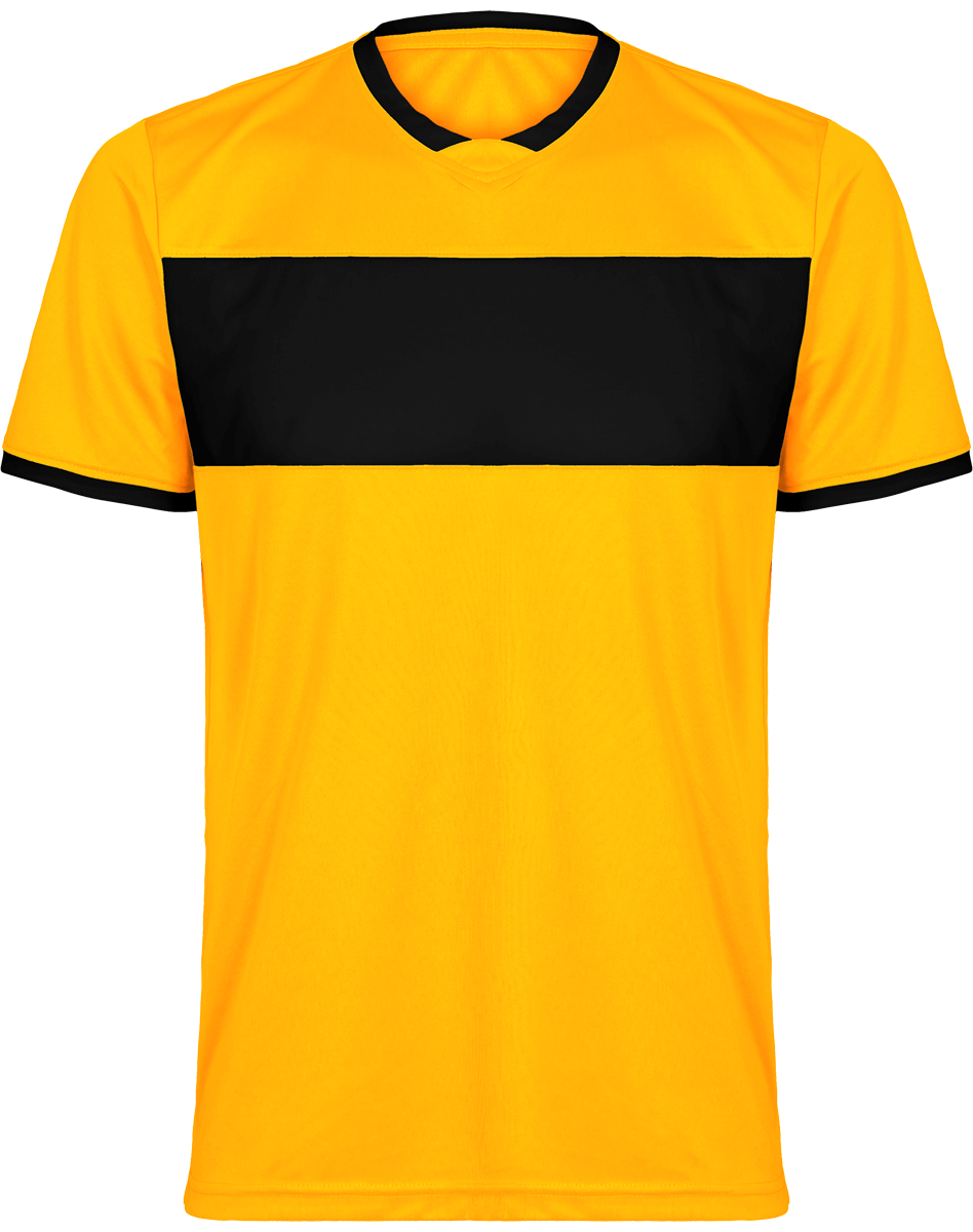 Maillot De Sport Bande | Flex Et Broderie Sporty Yellow / Black