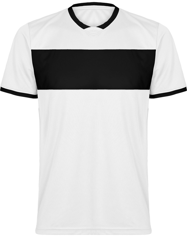 Maillot De Sport Bande | Flex Et Broderie White / Black