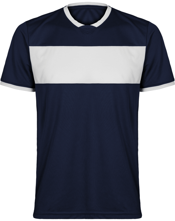 Maillot De Sport Bande | Flex Et Broderie Sporty Navy / White