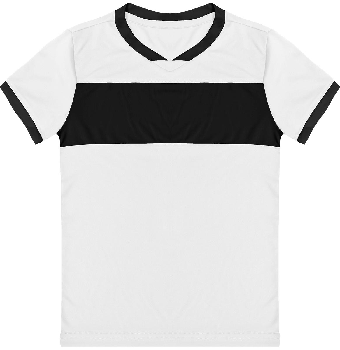 Maillot De Sport Enfant | Broderie Et Impression White / Black