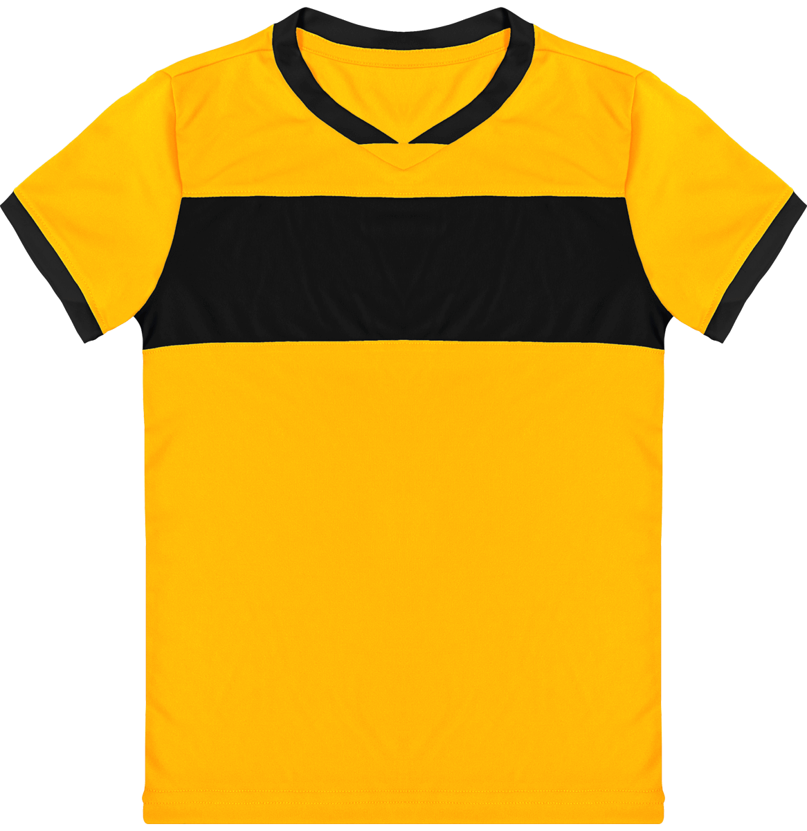 Maillot De Sport Enfant | Broderie Et Impression Sporty Yellow / Black