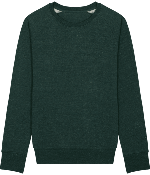 Sweat shirt col rond homme stanley stroller face Heather Snow Glazed Green