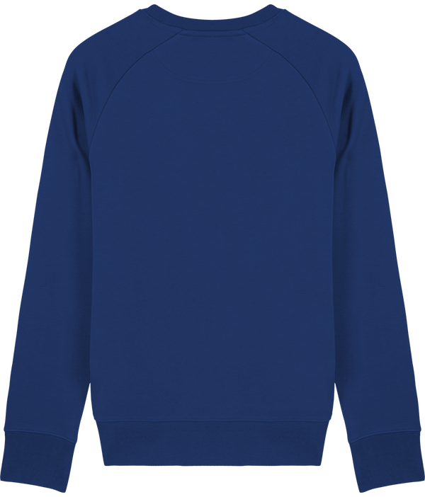 Sweat shirt col rond homme stanley stroller dos Majorelle Blue