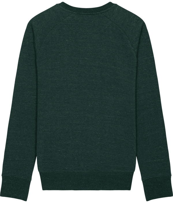 Sweat shirt col rond homme stanley stroller dos Heather Snow Glazed Green