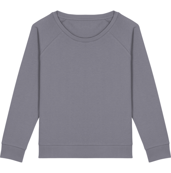 Sweat shirt loose femme stella dazzler face Lava Grey